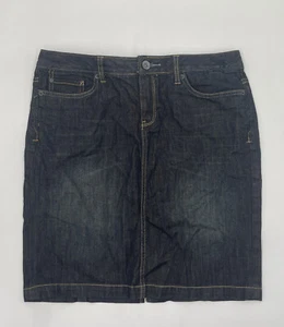 Converse One Star Circa 1974 Womens 4 Dark Denim Distressed Jean Skirt C575 - Picture 1 of 10