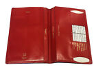 Vintage Dunhill Germany Red Leather Bifold Travel Wallet