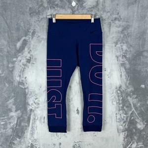 Nike Power Leggings Para Mujer Talla S Azul Rosa Just Do It Capri AH6756-429 - Imagen 1 de 11