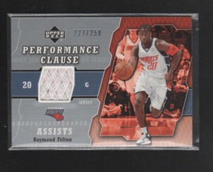 RAYMOND FELTON 2005-06 UPPER DECK PERFORMANCE CLAUSE ROOKIE JERSEY #PCJ-RF /250