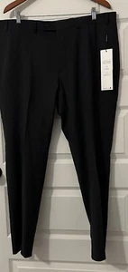 New NWT Calvin Klein Dress Pants Mens 40 x 30 Charcoal Wool Slim Fit Separates - Picture 1 of 5