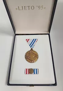 CROATIA , MILITARY OPERATION 'SUMMER 95' MEDAL WAR 1991-1995. ! - Picture 1 of 3