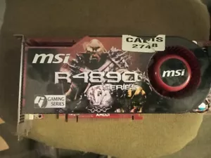 MSI Radeon HD 4890 1GB GDDR5 PCI Express 2.0 x16 CrossFireX Support Video Card - - Picture 1 of 1