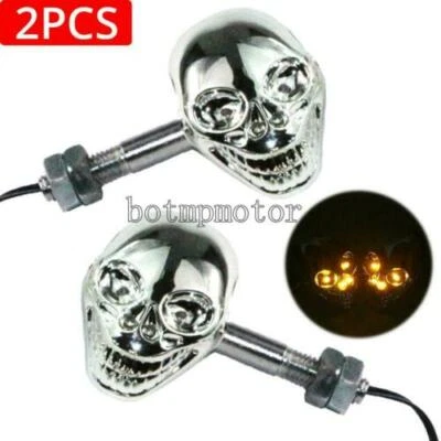 3.6" Mini Aluminum Turn Signals Indicator for Suzuki Intruder Volusia 800 VL800 - Image 1 of 4