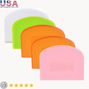 Dough Scraper Bench Scraper Food Scraper Kitchen Gadgets Baking Tool Non Slip US - Picture 1 of 6