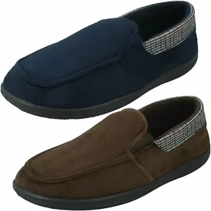 Pantuflas textiles sin cordones de espuma viscoelástica confort para hombre soporte - Imagen 1 de 10