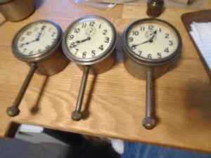 Lote de 3-Relojes Coche Antiguos-Para Restaurar-#P357 - Imagen 1 de 4