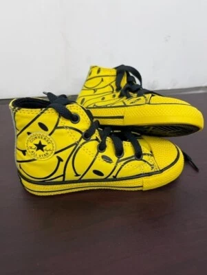 全新 匡威 HI TOP KIDS 黄色 CTAS HI CYBER 黄色 - 全明星婴儿 8 码 — 第 1/4 张图片