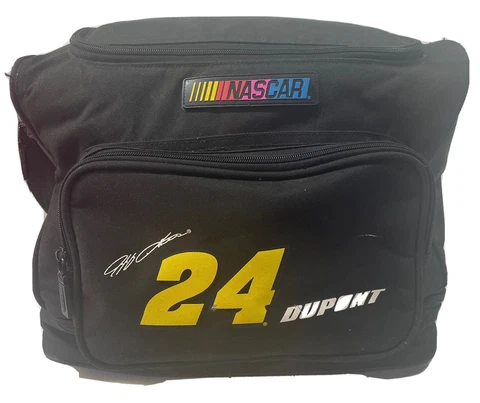 vintage “JEFF GORDON” #24 NASCAR TRACK COOLER w/STADIUM SEAT race RACING DUPONT Cover
