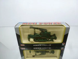 SHINSEI 36 KOMATSU 0155W AMPHIBIOUS BULLDOZER - VERY RARE -1:60- GOOD IN BOX - Imagen 1 de 7