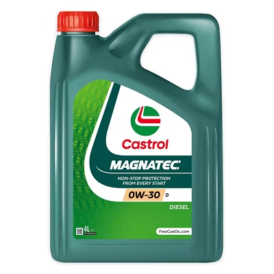 4 LITRI OLIO CASTROL MAGNATEC 0W30 D ORIGINALE FORD WSS-M2C950-A ACEA C2 - Immagine 1 di 4