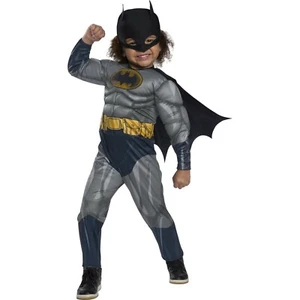 batman toddler boys Muscle Costume Size 3-4 T New Toddler Childs Kids - Picture 1 of 2