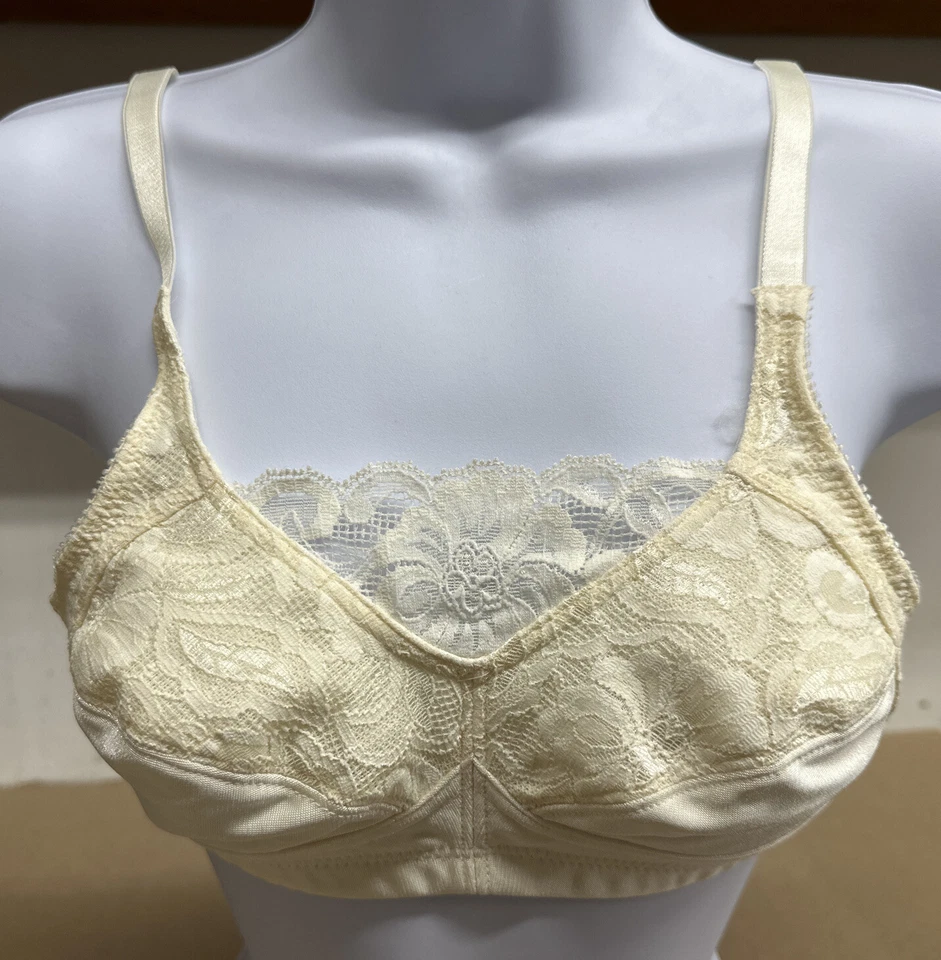 Amoena 38D Isabel Wire Camisole Mastectomy Bra 2118 White