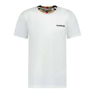 Burberry 'Jayson' Check T-Shirt White - Picture 1 of 3