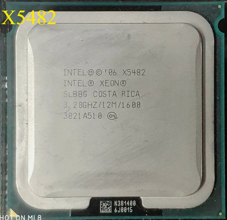 Intel Xeon X5482 Quad-Core LGA771 SLBBG (EO) 3.2GHz 12M 1600MHz CPU Processor - Image 1 of 1
