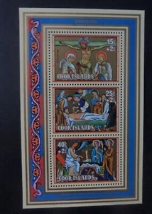 Islas Cook 1981 Pascua MS810 niños caridad montada sin montar o nunca montada como nueva - Imagen 1 de 1