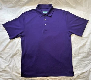 PGA Tour Golf Polo Hombre Medio Púrpura Informal Boho Silencioso Lujo Y2K - Imagen 1 de 5