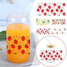 Fruit UV DTF Cool Personalize Transfer Stickers For Glass Decals Wrap P0N9