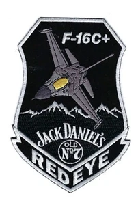 120th FIGHTER SQUADRON "JACK DANIEL'S OLD No 7 F-16 patch - Picture 1 of 1