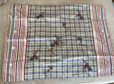 SIMPLEMENTE HECHO A MANO NANTUCKET REVERSO AZUL Y BLANCO BORDADO 1 FARSA ESTÁNDAR Nuevo Foto 1 de 4