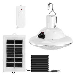 Solar Camping Light Hanging LED Bulb Lamp Lantern Tent Light W/ Remote - Picture 1 of 10
