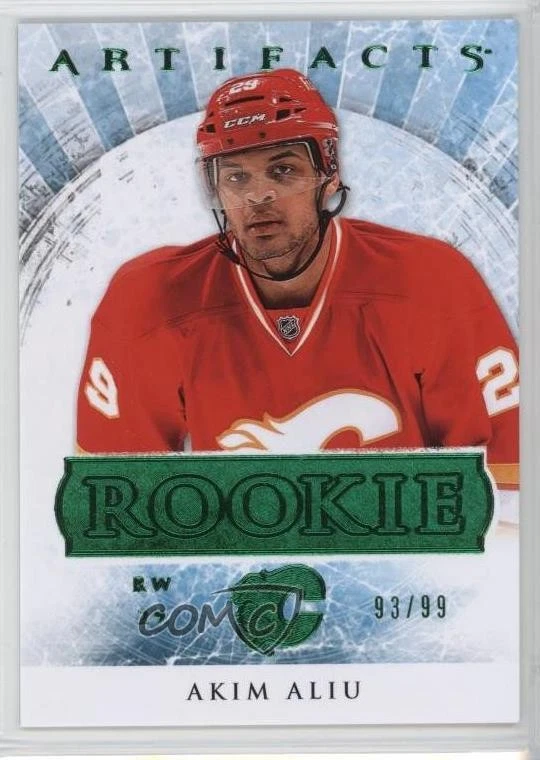 2012-13 Upper Deck Artifacts Emerald /99 Akim Aliu #159 Rookie RC - Image 1 of 2