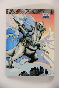 Star Wars Galaxy 1994 Trading Card #152 Luke Patrols On Hoth Artwork ENG L019591 - Picture 1 of 2