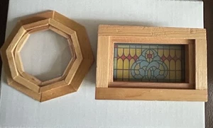 Ventanas vintage para casa de muñecas escala 1:12 - Imagen 1 de 8