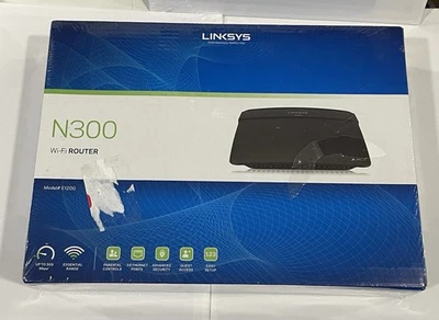 Linksys N300 WiFi Router *BRAND NEW* SEALED, Model E1200 - Image 1 of 4