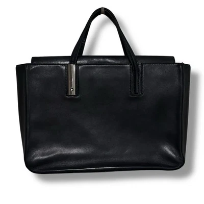 Montblanc Men's Business HandBag Briefcase Leather Black Approx 15 x 10 x 4 - Image 1 of 4