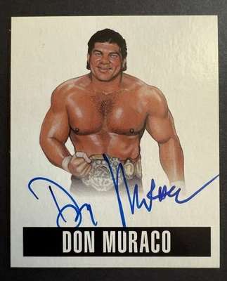 Leaf Originals Wrestling Don Muraco 2014 automático #DM1 WWE WWF autógrafo Foto 1 de 3