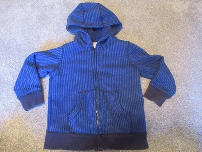 Gymboree Blue Soft Knit Hoodie Jacket XS 4 - Image 1 of 3