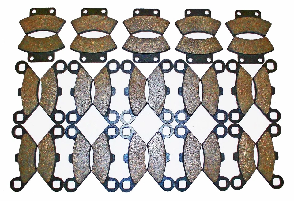 15 комплектов передних задних тормозных колодок 1990 1991 1992 1993 Polaris 350 L Trail Boss 4X4 - Изображение 1 из 1