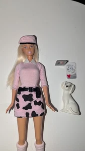 Barbie Spot Scene Con Dalmata 2001 Bambola Mattel - Foto 1 di 4