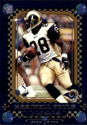 2001 Crown Royale Jewels of the Crown #20 Marshall Faulk - FB - Image 1 of 2