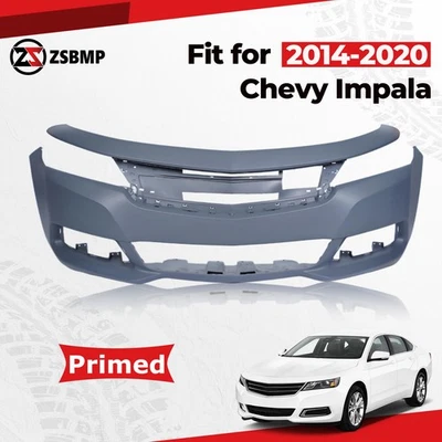 Front Upper Bumper Cover For 2014-2020 Chevrolet Impala LT Chevy Primed 22990036 - Image 1 of 4