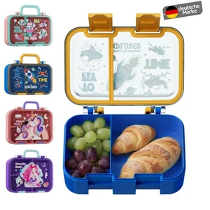 Brotdose Kinder Bento Box Auslaufsicher Lunch Box Snackbox Mit Fächern - Bild 1 von 34