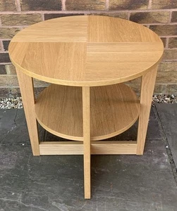 Ikea Vejmon 18633 Oak Veneer Side Table Coffee Table 60cm X 60cm X 60cm - vgc - Picture 1 of 7