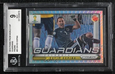 2014 Panini Prizm World Cup Guardians Silver David Ospina BGS 9 MINT Rookie RC - Image 1 of 3