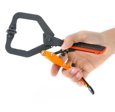 2 pack 7" Automatic C-Clamp Self-Adjusting Quick Release Gripwith Pads - Image 1 of 3