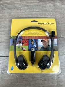 Rosetta Stone Headset Microphone USB For Language Learning Software New Sealed - Picture 1 of 3