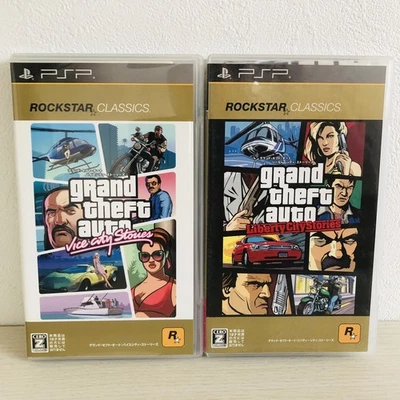 PSP Grand Theft Auto Vice City & Liberty City Stories Japan Import - Image 1 of 4