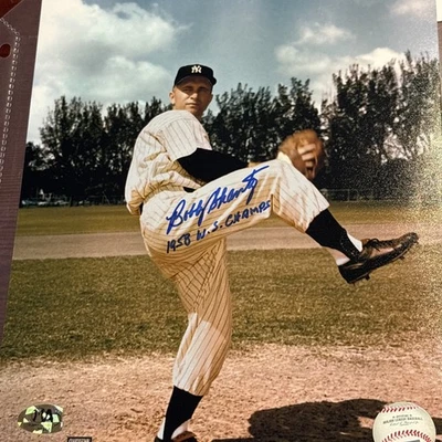 FOTO 8x10 firmada autografiada por Bobby Shantz. YANKEES MAB  Foto 1 de 4