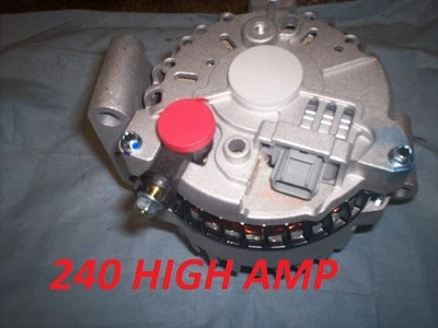 Ford F Super Duty Pickup Excursion 240 2003 2004 2005 alternador de alto amp 6,0 L Foto 1 de 3