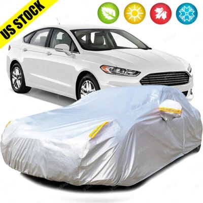 For Honda Accord Car Cover for Sedan Upgraded PEVA+Cotton Material Waterproof - Image 1 of 4