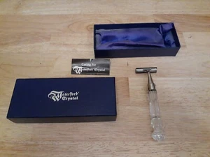 WATERFORD Crystal Ireland Vintage 5 1/2" Razor Shaving Unused with Booklet - Picture 1 of 5