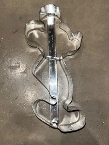 Mickey Mouse Cookie Cutter Vintage Metal Walt Disney Full Body Side View - Picture 1 of 4