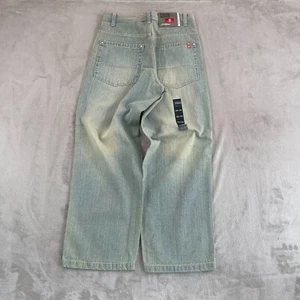 Vintage Southpole Red Tab Jeans Men 29x30 Blue Fade Baggy Skater Grunge Y2K NWOT - Picture 1 of 11