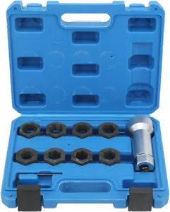 10-Piece Axle Spindle Thread Chaser Set Thread Rethreading Restorer Tool Metric - Picture 1 of 10