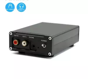 Audio Decoder Headphone Amplifier Stereo Gaming Home Desktops Power Amp Speakers - Picture 1 of 6